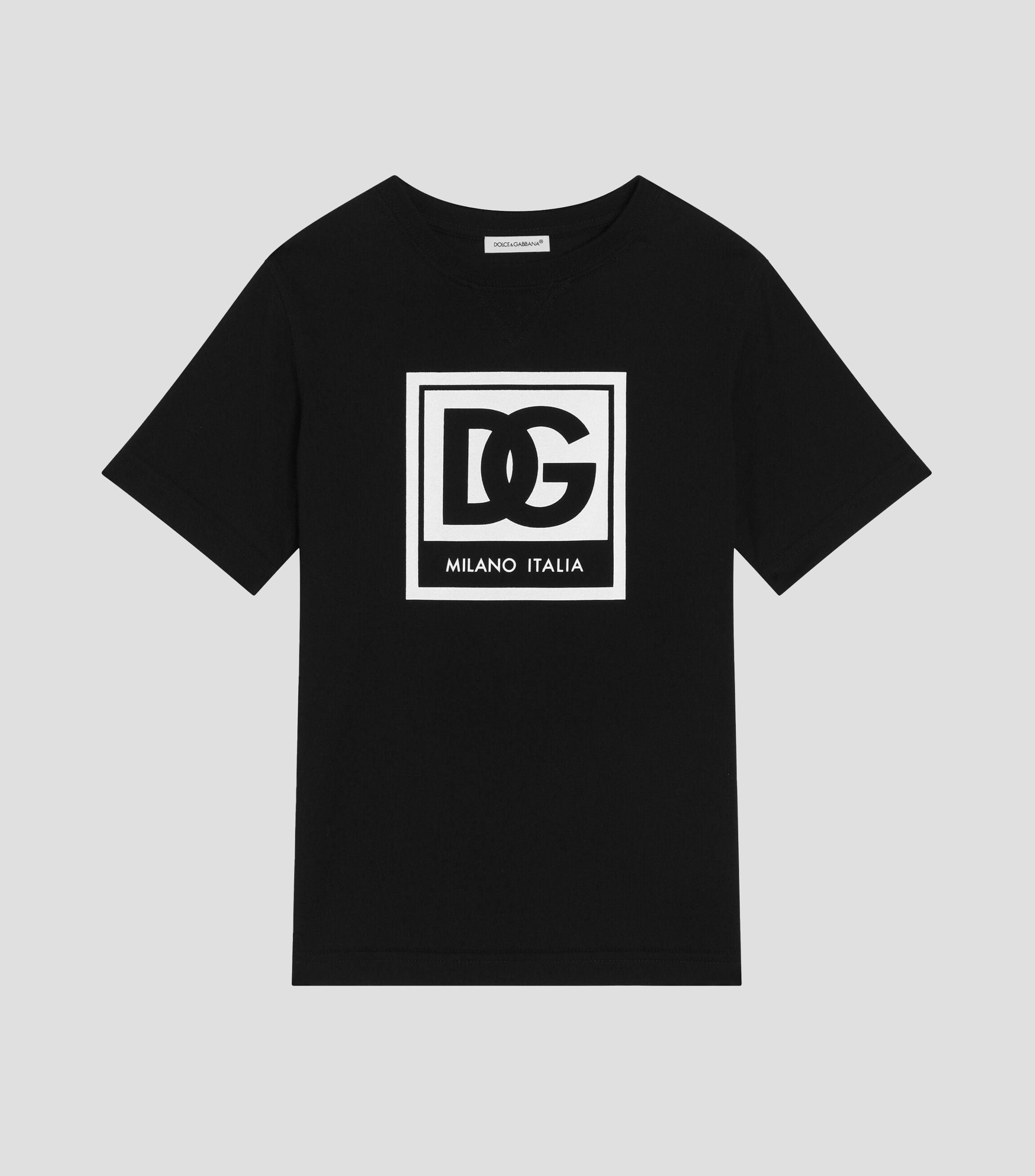 Playera cuello redondo manga corta DNA estampada Niña